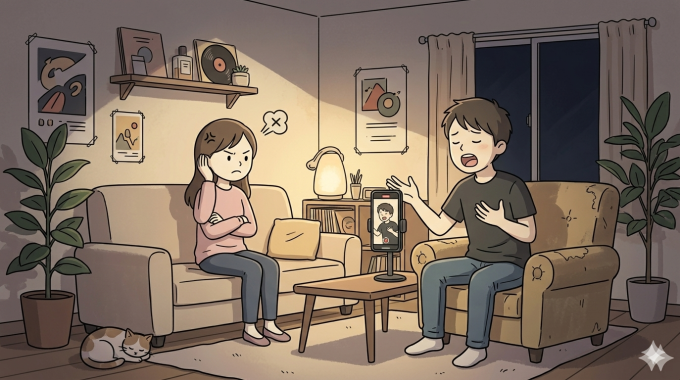 Mệt mỏi vì bạn trai hát mọi lúc mọi nơi