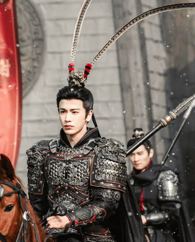 Trương Lăng Hách đóng tướng quân. Ảnh: QQ