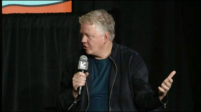 Matthew Prince, CEO Cloudflare, trong hội nghị SXSW tháng 3/2026. Ảnh: YouTube/SXSW