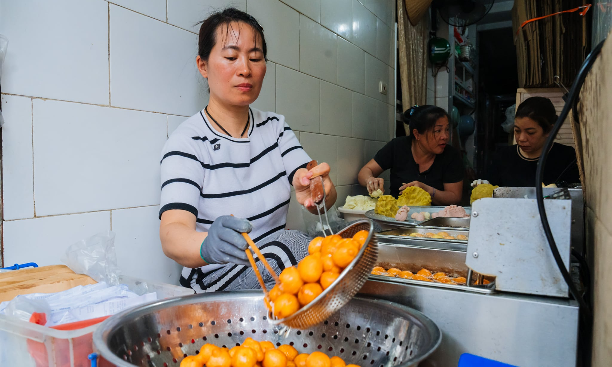 Quán bánh rán tí hon rẻ nhất Hà Nội 