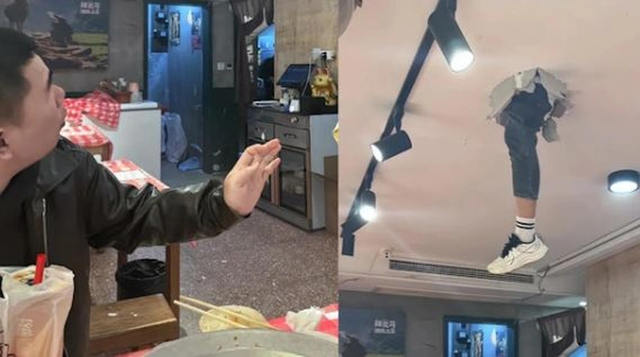 Nhìn lên trần nhà, người đàn ông sốc nặng thấy cảnh tượng "nổi da gà" - Ảnh 1.