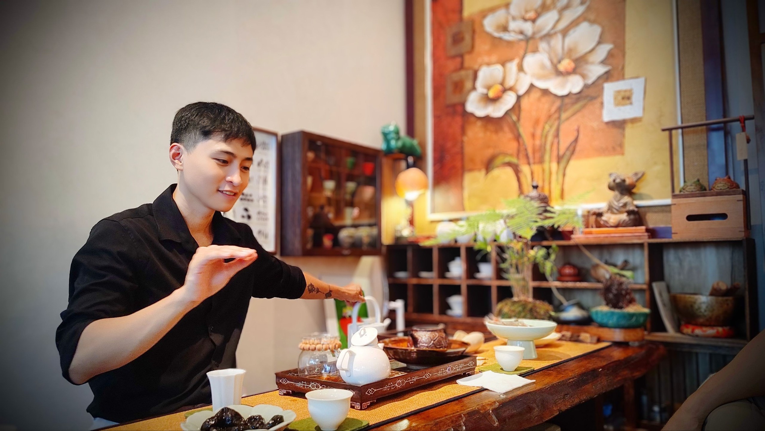 Chiếc cối xay cà phê và chén trà "động" của anh chàng 9X điển trai - Ảnh 12.