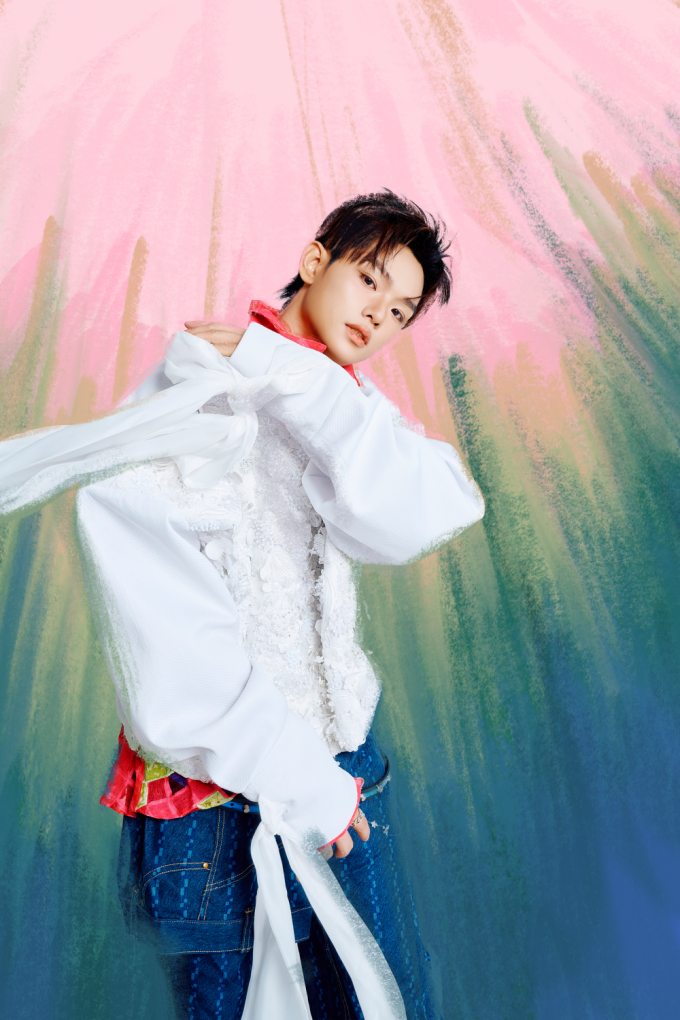 Ca sĩ trong bộ ảnh quảng bá đêm nhạc. Ảnh: Êkíp nhân vật cung cấp