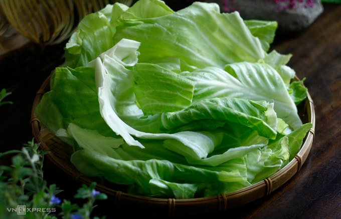 Bắp cải giàu chất chống oxy hóa. Ảnh: Bùi Thủy