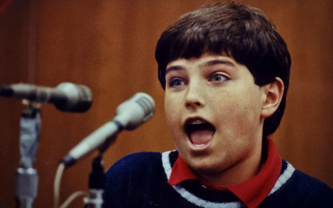 Collier Landry làm chứng trong phiên tòa xét xử bố mình. Ảnh: Mansfield News Journal