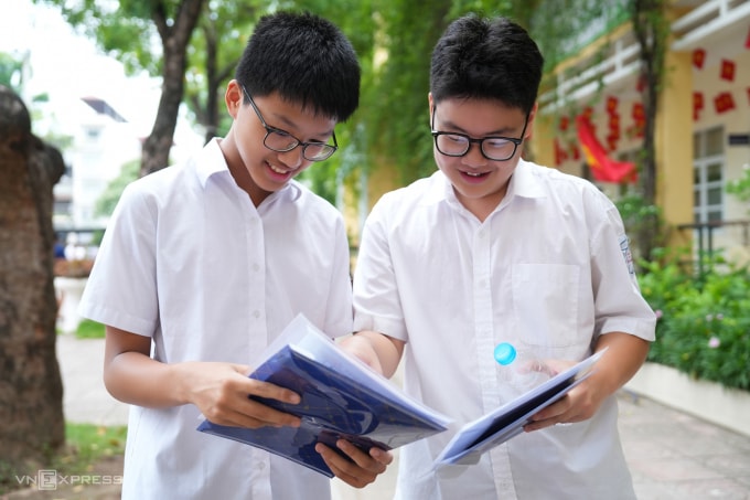 Học sinh thi lớp 10 ở Hà Nội năm 2025. Ảnh: Tùng Đinh