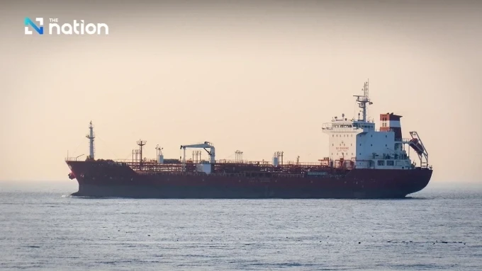 Tàu dầu của tập đoàn Bangchak, Thái Lan. Ảnh: The Nation