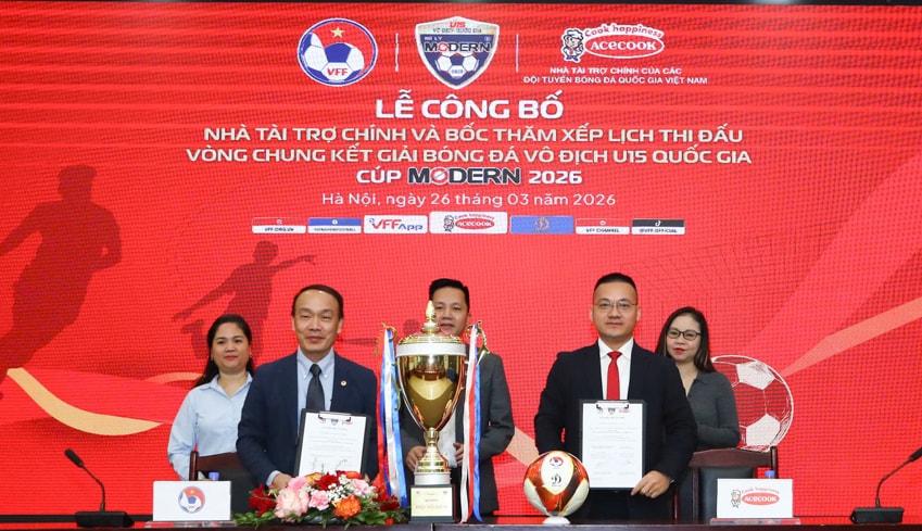 Giải U15 Quốc gia 2026 chính thức khởi tranh.