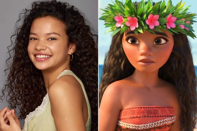 Diễn viên Catherine Lagaaia đóng vai Moana. Ảnh: Alexei Hay/Disney Studios