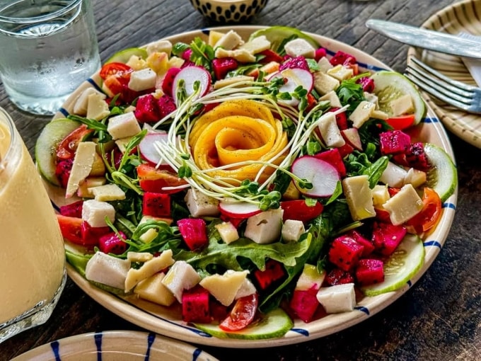 Chế độ ăn nhiều rau củ quả có thể giúp giảm cân. Ảnh: Quốc An