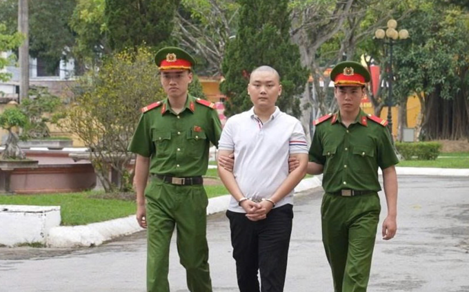 Nghi can Phan Xuân Anh bị bắt. Ảnh: Lam Sơn