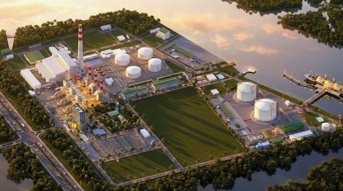 Phối cảnh dự án Nhà máy điện khí LNG Hiệp Phước. Ảnh: Chủ đầu tư