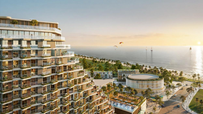 Phối cảnh căn hộ The Ocean Cruise với 100% căn hướng biển. Ảnh: Meygroup