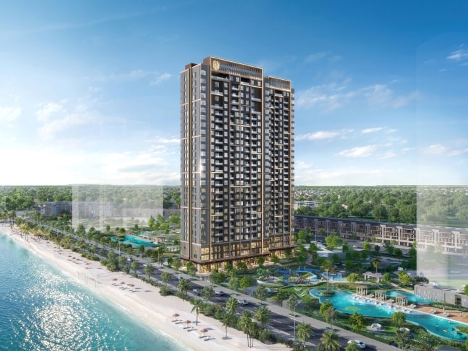 Tòa Z2 là trung tâm của dự án. Ảnh: Masterise Homes