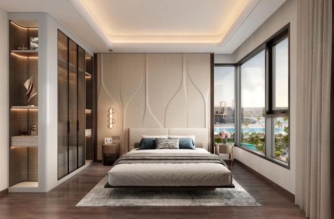 Mỗi căn hộ được bàn giao theo tiêu chuẩn cao cấp của Masteri Collection với hệ vật liệu và thiết bị tuyển chọn từ các thương hiệu quốc tế. Ảnh: Masterise Homes