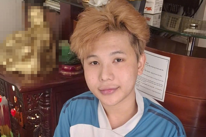 Phan Ngọc Gia Huy khi bị bắt. Ảnh: Thành Huynh