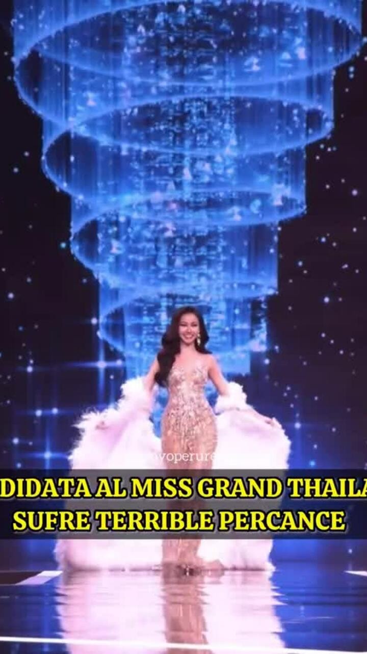 Thí sinh Miss Grand Thái Lan gặp sự cố rơi răng giả 