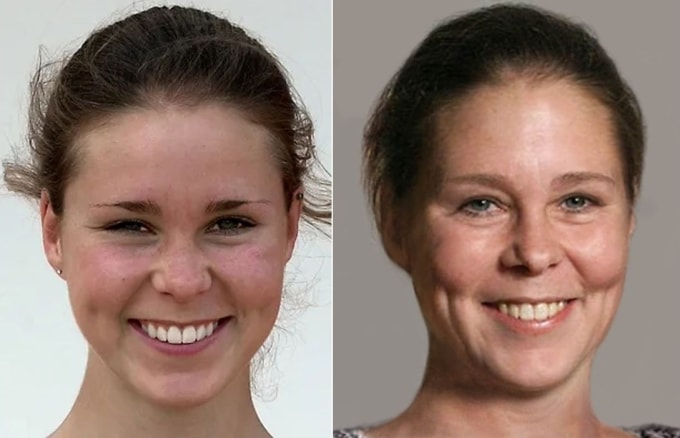 Cảnh sát công bố ảnh dự đoán diện mạo của Maura Murray sau 20 năm mất tích. Ảnh: New Hampshire Attorney General