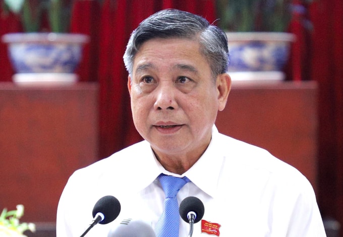 Chủ tịch HĐND TP Cần Thơ Đồng Văn Thanh. Ảnh: An Bình