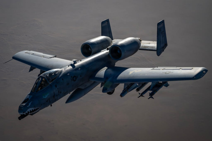 Cường kích A-10 Mỹ tham gia chiến dịch không kích Iran. Ảnh: US Air Force