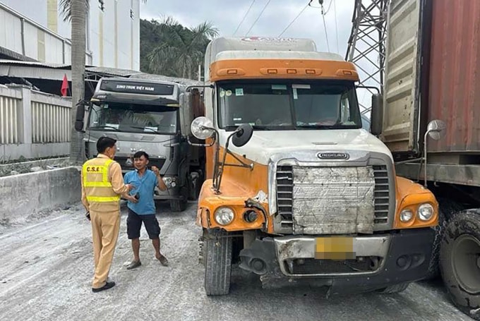 Phương tiện gây án bị cảnh sát tịch thu. Ảnh: Công an cung cấp