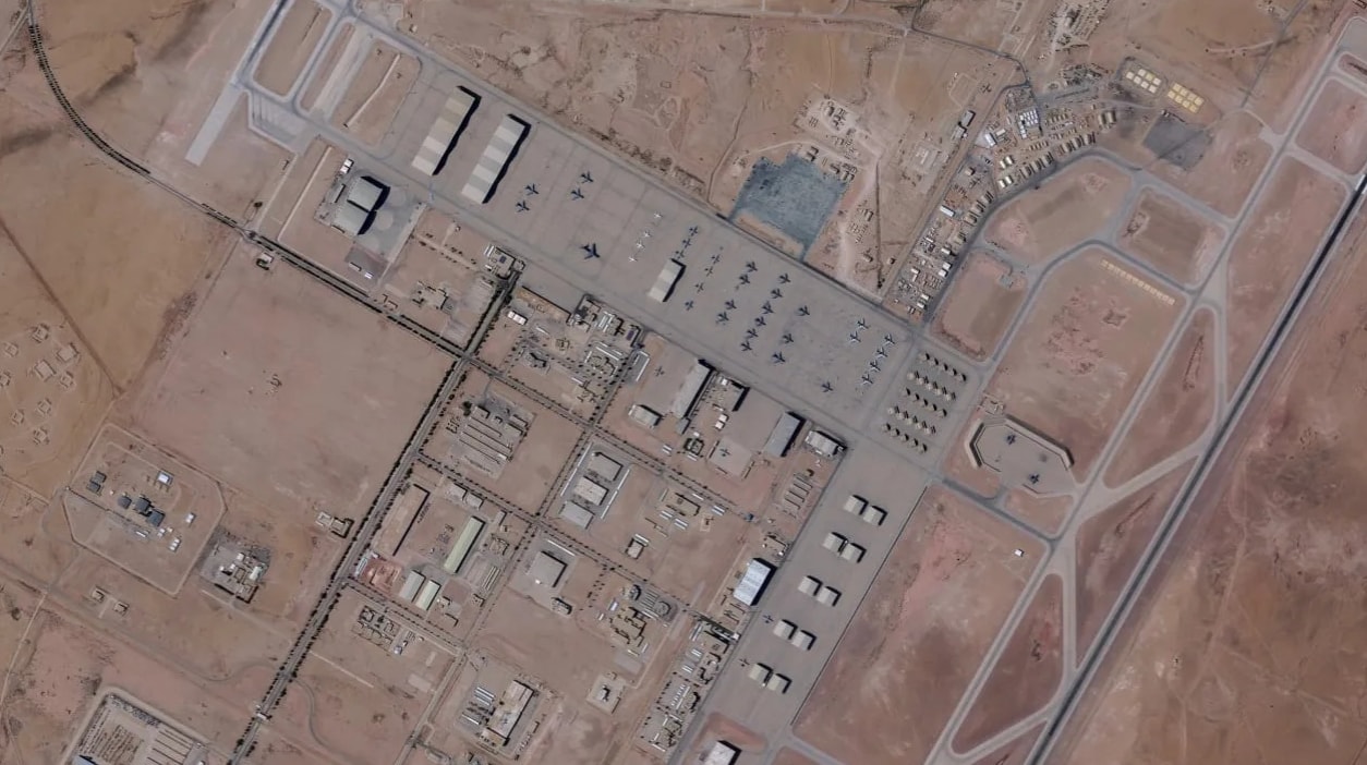 Căn cứ Prince Sultan ở Ả Rập Xê Út. (Nguồn: Planet Labs)