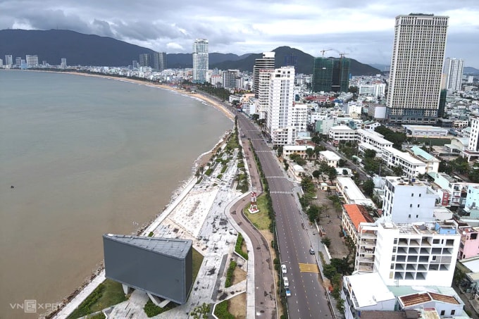 Một góc trung tâm Quy Nhơn, Gia Lai. Ảnh: Trần Hóa