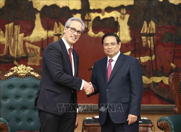 Thủ tướng Phạm Minh Chính tiếp đoàn thanh tra chống khai thác IUU của EU - Ảnh 1.