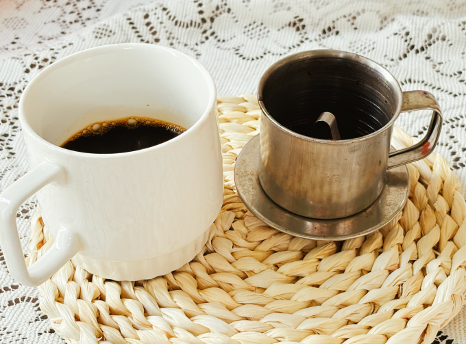 [Uống cà phê trước khi ăn có thể làm tăng thêm mức đường huyết. Ảnh: Bảo Bảo