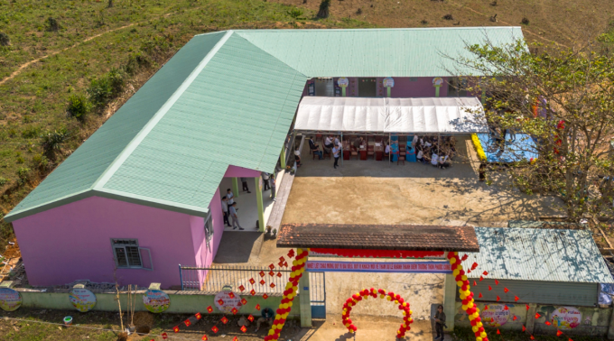 Điểm trường mầm non Phước Công 2 khánh thành ngày 19/3. Ảnh: Nguyễn Đông