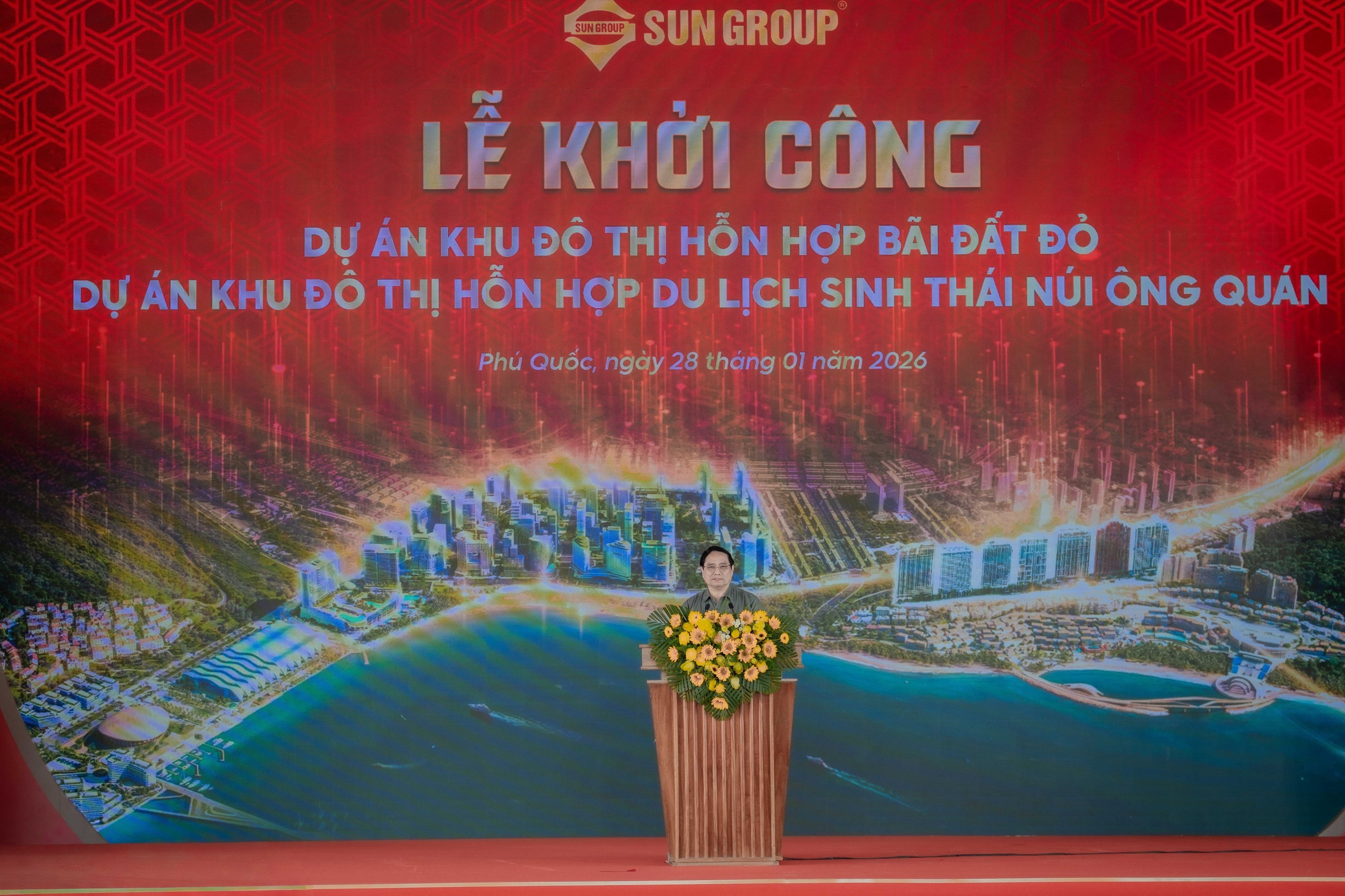 Thủ tướng Phạm Minh Chính khởi công dự án APEC 2027 tại Phú Quốc - Ảnh 15. Thủ tướng Phạm Minh Chính khởi công dự án APEC 2027 tại Phú Quốc - Ảnh 15.
