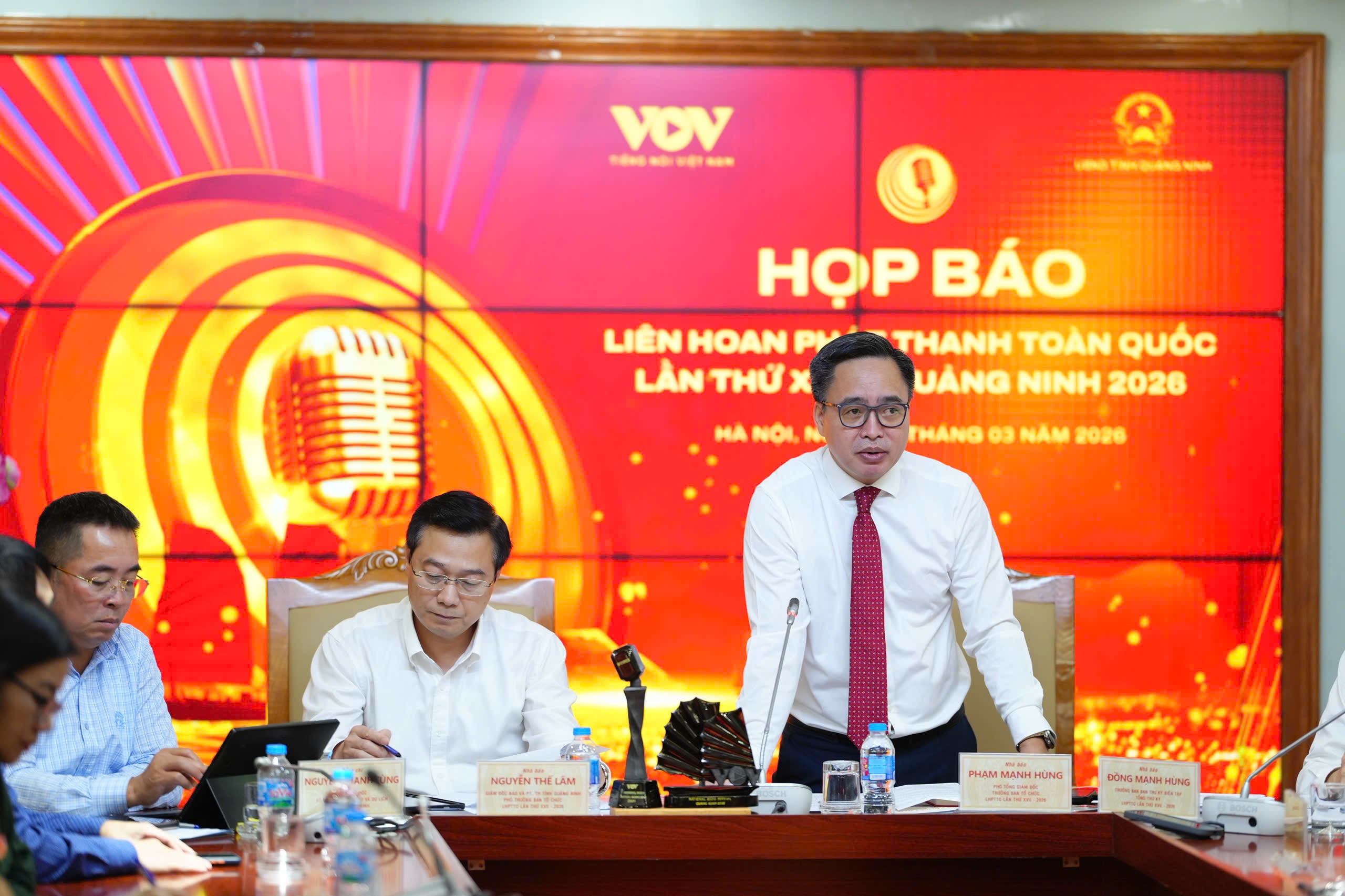 Ông Phạm Mạnh Hùng - Phó Tổng Giám đốc VOV, Trưởng Ban Tổ chức Liên hoan Phát thanh toàn quốc lần thứ XVII.