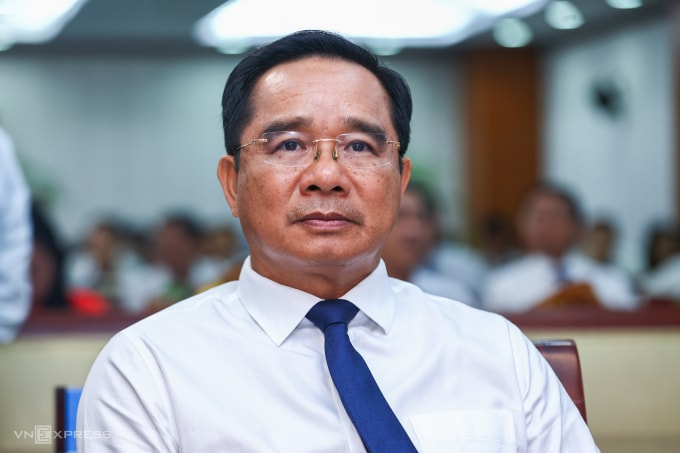 Ông Nguyễn Văn Được, Chủ tịch UBND TP HCM nhiệm kỳ 2021-2026, tháng 2/2025. Ảnh: Quỳnh Trần