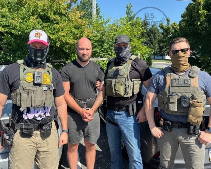 Smovzh bị ICE bắt hồi tháng 6/2025. Ảnh: Instagram/borderpatrol