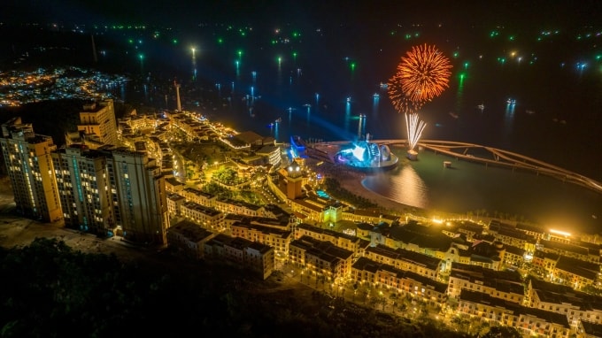 Thị trấn Hoàng Hôn tại nam Phú Quốc. Ảnh: Ánh Dương