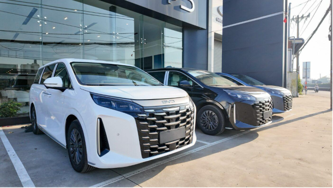 BYD M9 mới ra mắt thuộc phân khúc MPV cỡ trung. Ảnh: BYD