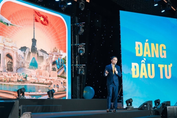 Đại diện Sun Property phát biểu tại sự kiện. Ảnh: Ánh Dương