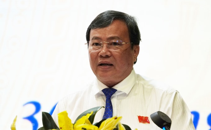 Ông Lê Văn Hẳn, Chủ tịch UBND tỉnh Tây Ninh. Ảnh: Hoàng Nam