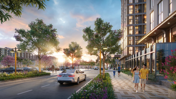 Không gian sống sinh thái, bao quanh bởi hệ thống thảm thực vật nhiều tầng tán. Ảnh phối cảnh: Sun Property