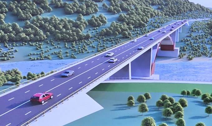 Phối cảnh cao tốc Nha Trang - Đà Lạt. Ảnh: UBND tỉnh Lâm Đồng