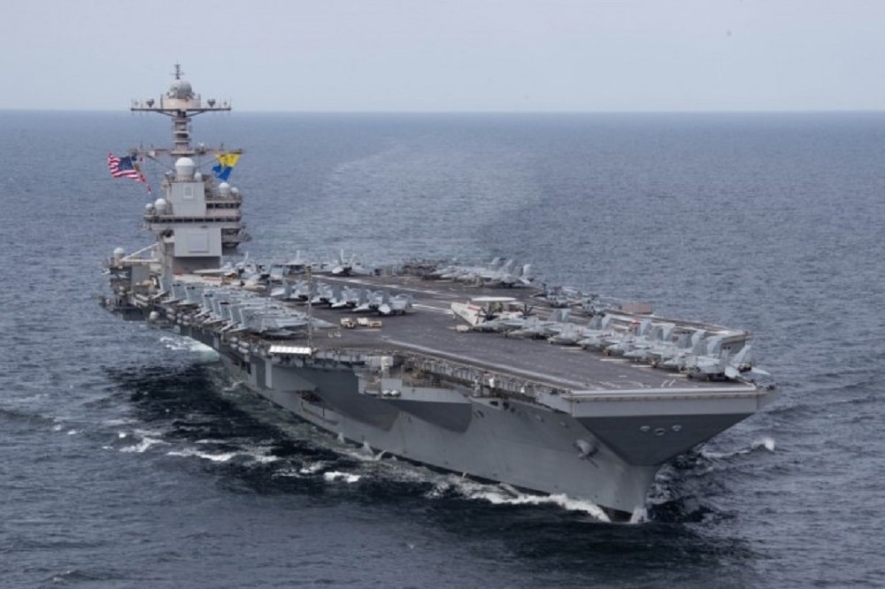 Tàu USS Gerald R. Ford. Ảnh EurAsian Times
