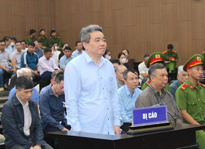 Giám đốc công ty Hoàng Dân, bị cáo Nguyễn Văn Dân. Ảnh: Danh Lam