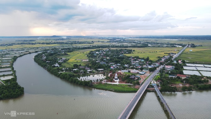 Phía bắc ngã sông Hiền Lương - Bến Hải, nơi xây dựng bảo tàng. Ảnh: Đắc Thành