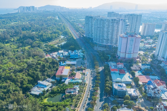 Tuyến đường 3 Tháng 2 từ trên cao. Ảnh: Trường Hà