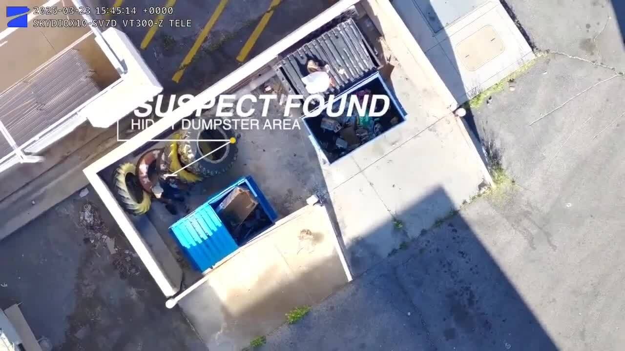 Cảnh sát Mỹ dùng drone truy bắt nghi phạm tấn công bạo lực