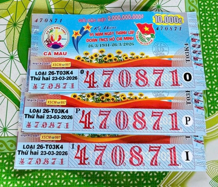 Hành động lạ của người đàn ông trúng giải độc đắc xổ số miền Nam 2026 - Ảnh 1.