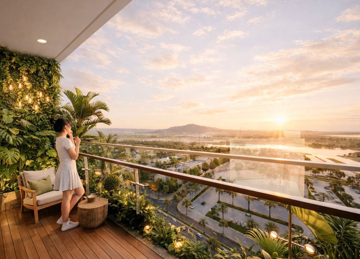 S1 là tòa căn hộ duy nhất tại Vinhomes Star City sở hữu tầm nhìn trực diện sông Mã.