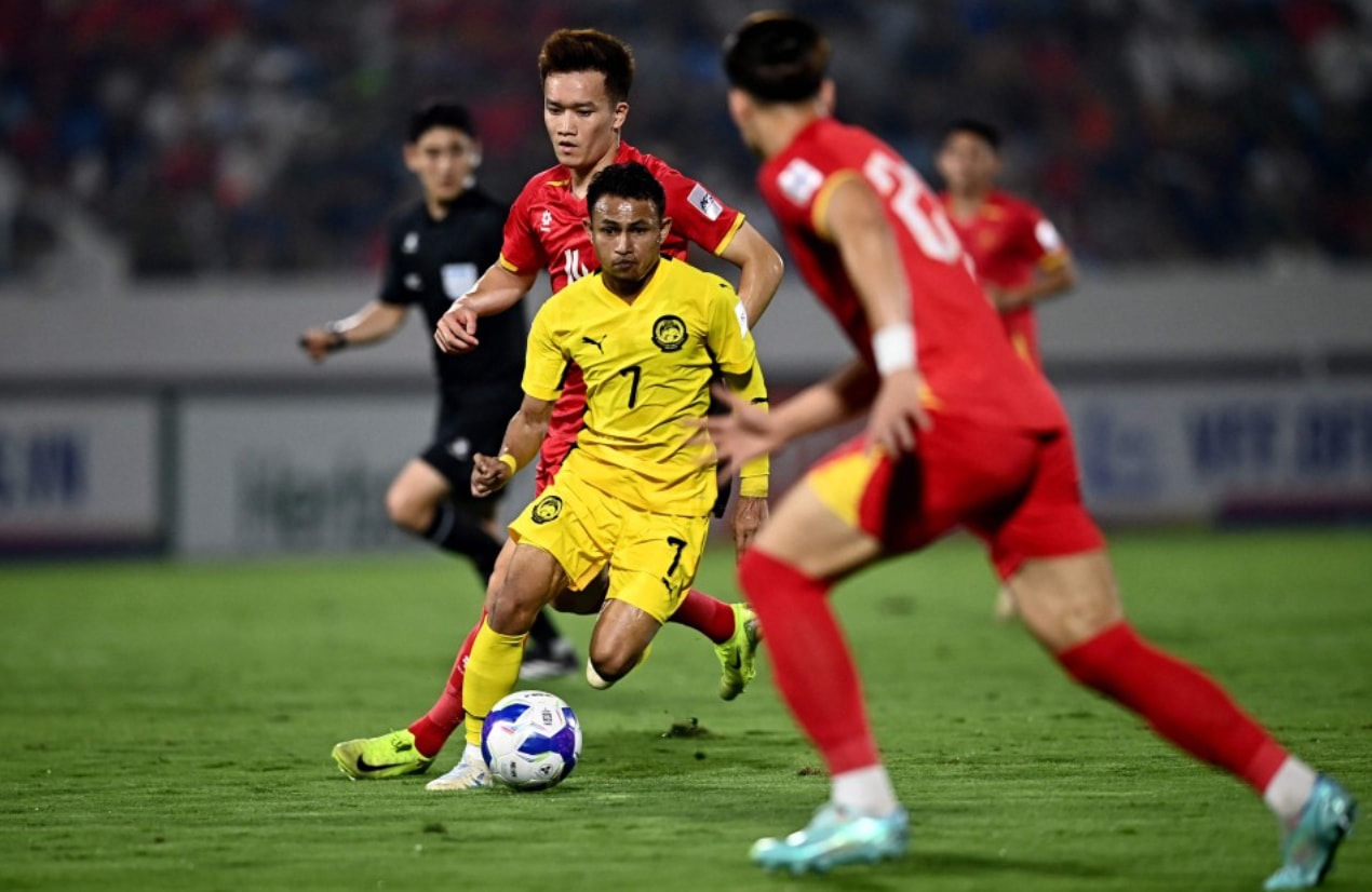 Đội tuyển Việt Nam khép lại vòng loại Asian Cup 2027 bằng thành tích toàn thắng, đồng thời giành quyền góp mặt tại vòng chung kết Asian Cup 2027. (Nguồn: Berita Harian)