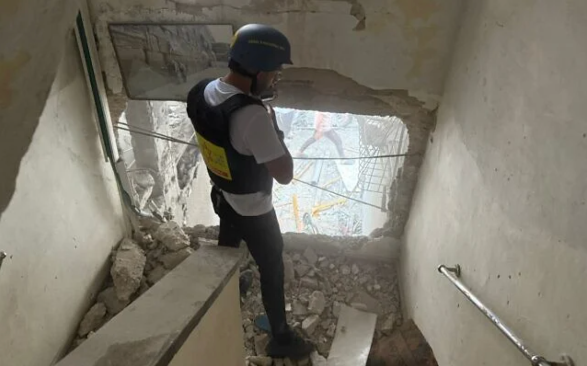 Nhiều khu vực khác tại Israel cũng bị tên lửa Iran nhắm tới trong hơn một tháng xảy ra xung đột. (Ảnh: Magen David Adom)