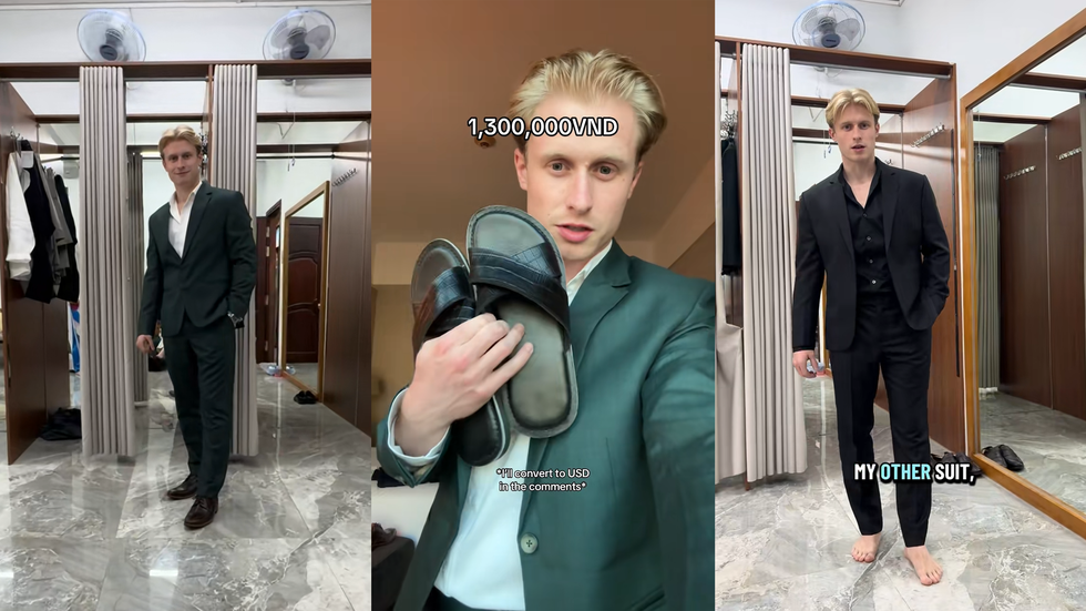 Đem 1.000 USD đến Việt Nam, khách Tây mang về vali quần áo may siêu tốc - 2